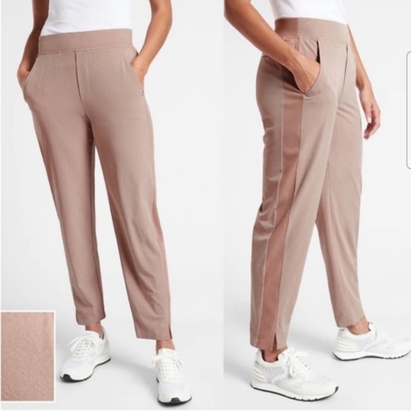 Athleta Pants - Athleta Brooklyn Textured Ankle Pant Size 4P